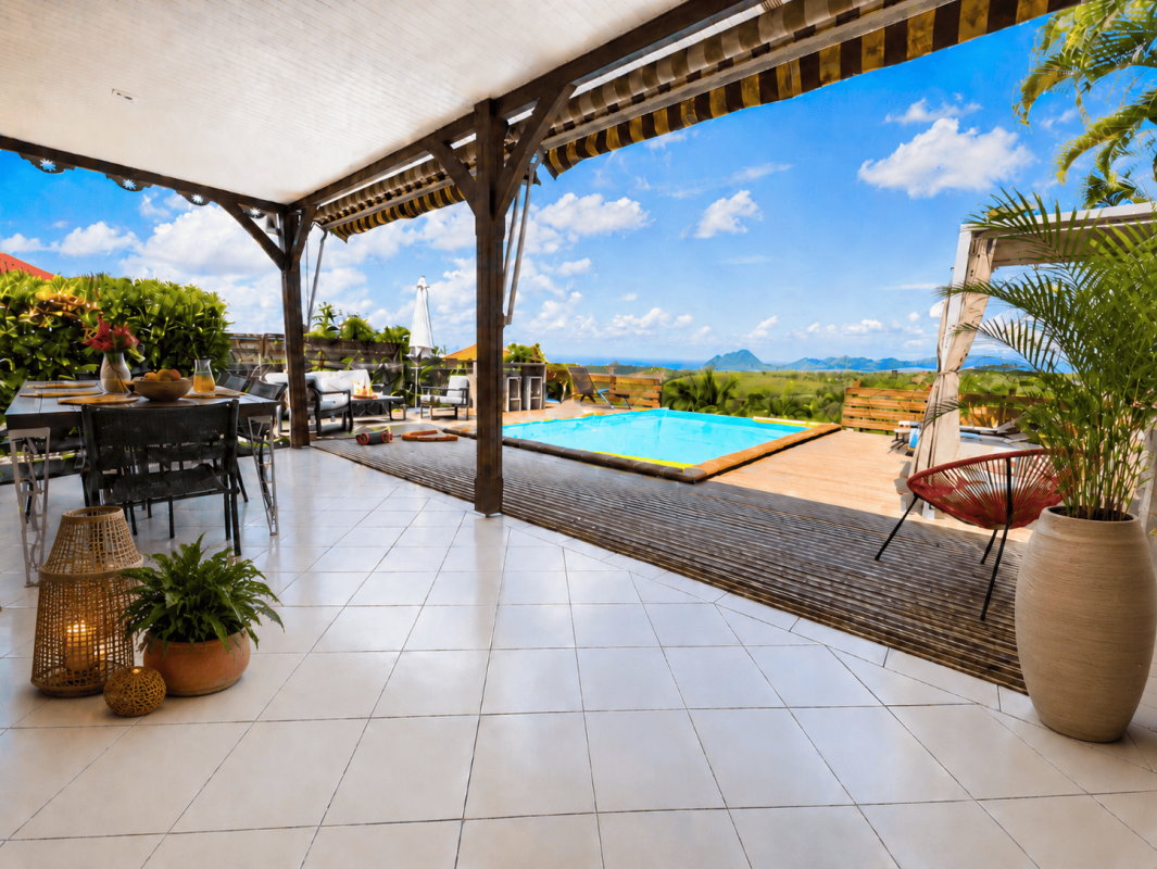 Location villa 6 personnes 3 chambre sainte luce - vue ensemble
